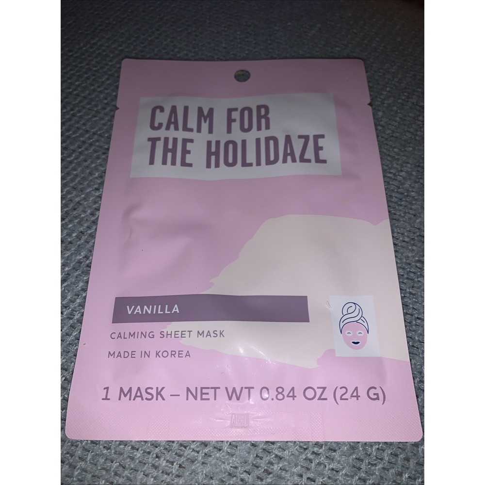 Vanilla Facial Mask "calm For The Holidaze"